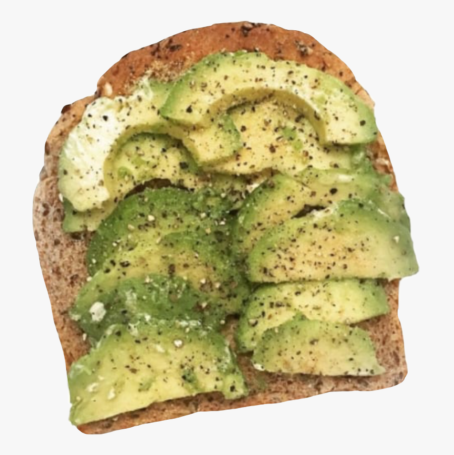 #avocado #avocadotoast #avocadostickers #toast #bread - Toast With Avocado Png, Transparent Clipart