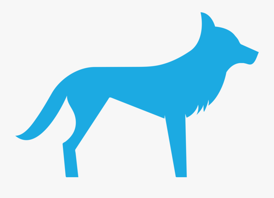 Blue Dingo, Transparent Clipart