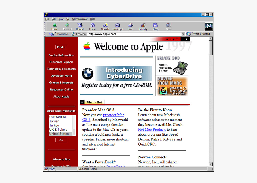 Clip Art Top Designs Of The - Mac Os 8 Internet Explorer, Transparent Clipart