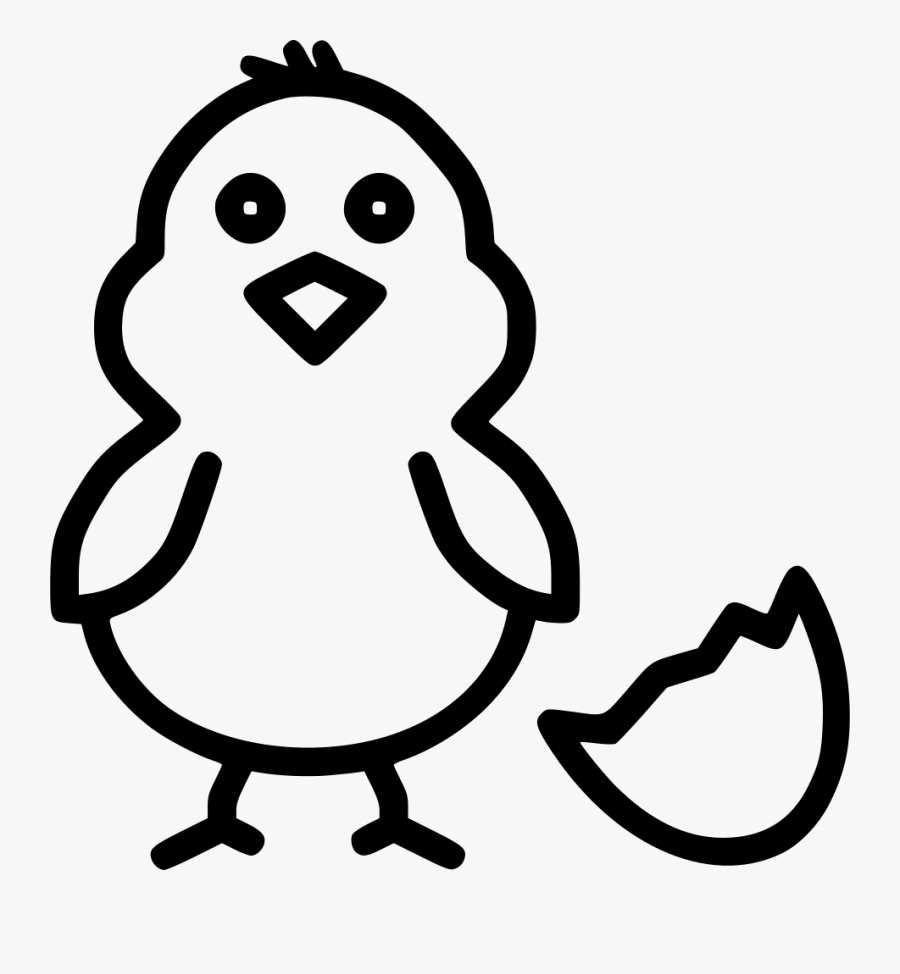 Chicken Egg Hatch Cute Chickling - Scalable Vector Graphics, Transparent Clipart