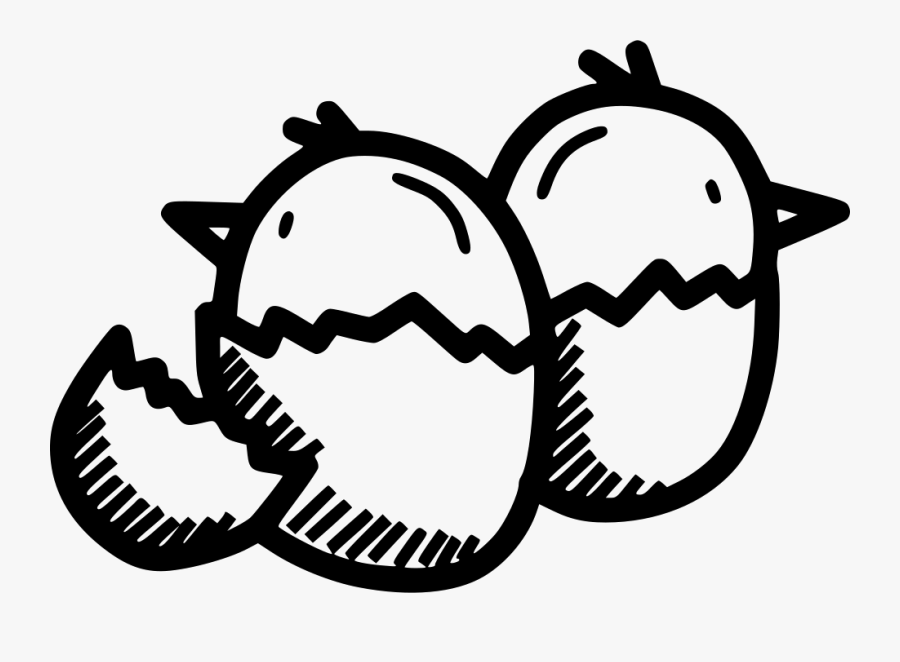 Chicken Egg Hatch Cute Chickling, Transparent Clipart