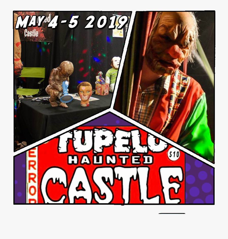 Transparent Haunted House Png - Tupelo Haunted Castle, Transparent Clipart