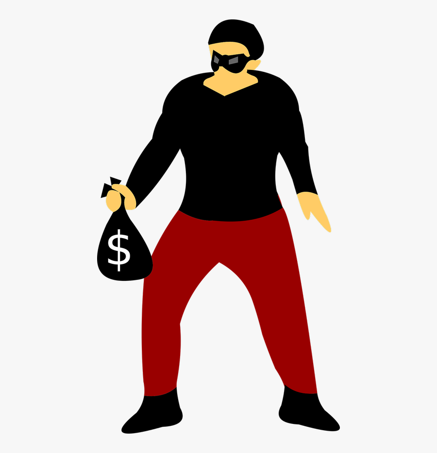 Robber Criminal Burglar, Transparent Clipart