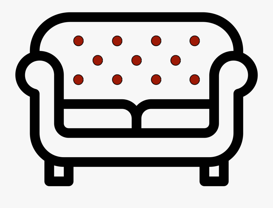 Null - Ícone De Sofa Png, Transparent Clipart