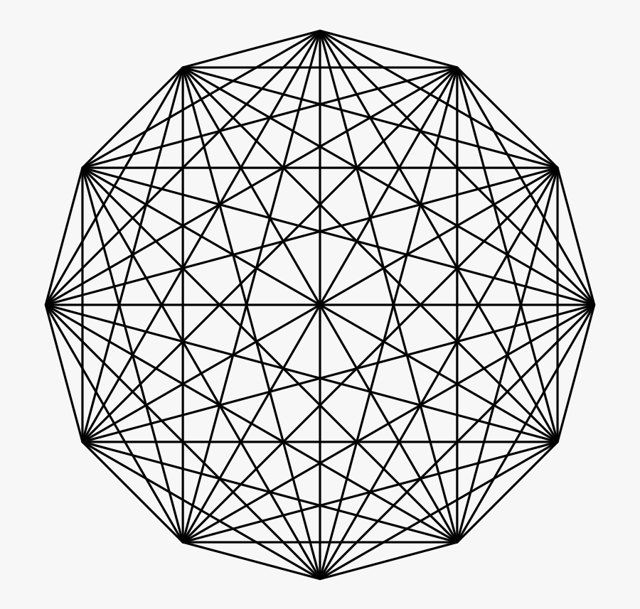 Mesh Clipart Free For Download - Complete Graph, Transparent Clipart