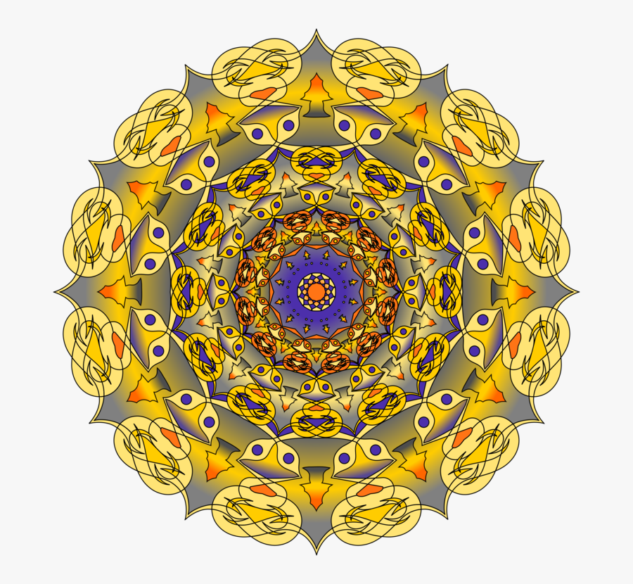 Visual Arts,stock Photography,flower - Free Mandala Transparent Png, Transparent Clipart