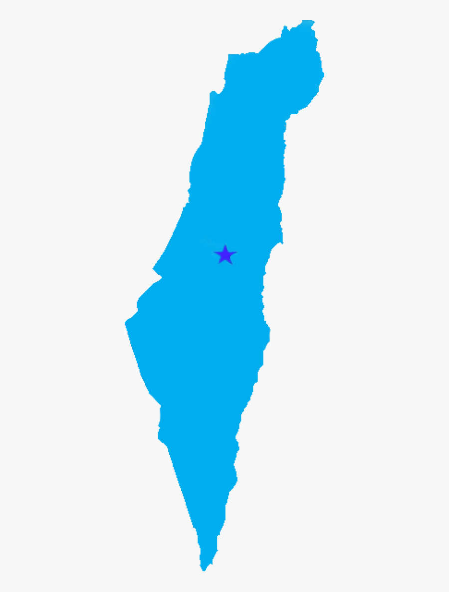 Israel Map Outline Png, Transparent Clipart