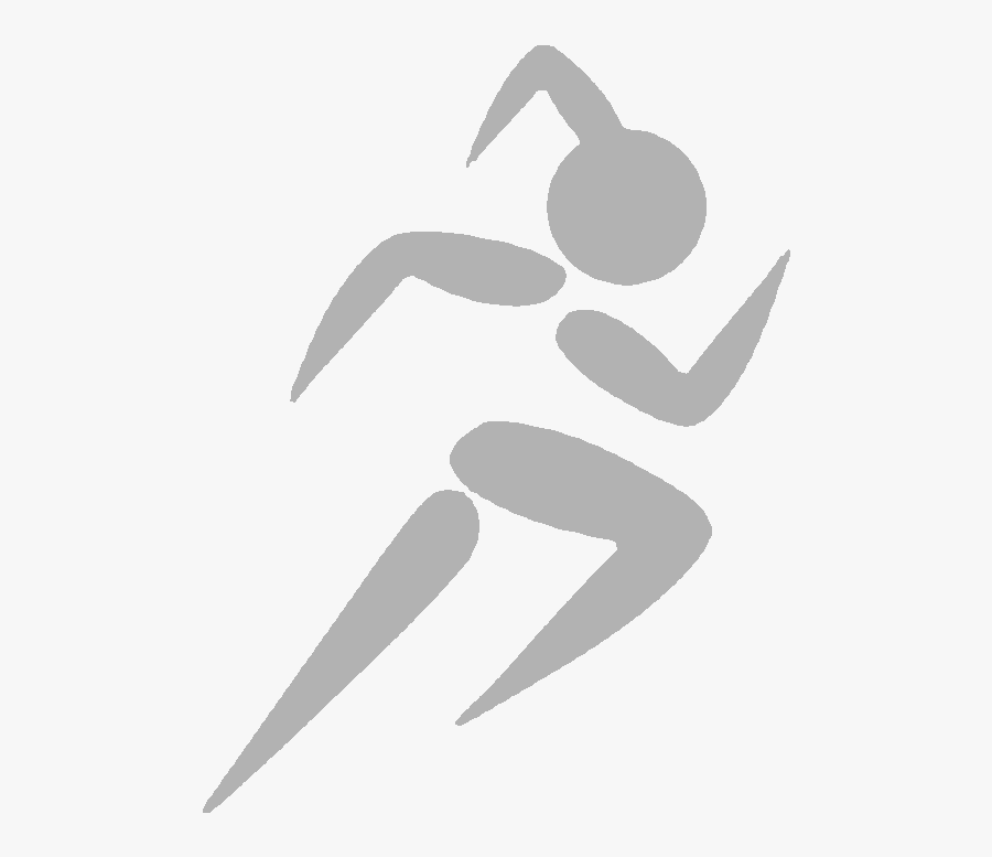 Runner Clipart Cardio Exercise - Girl Running Stick Figure, Transparent Clipart