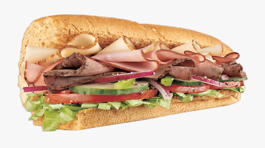 Transparent Sub Sandwich Png - Subway Club Sandwich, Transparent Clipart