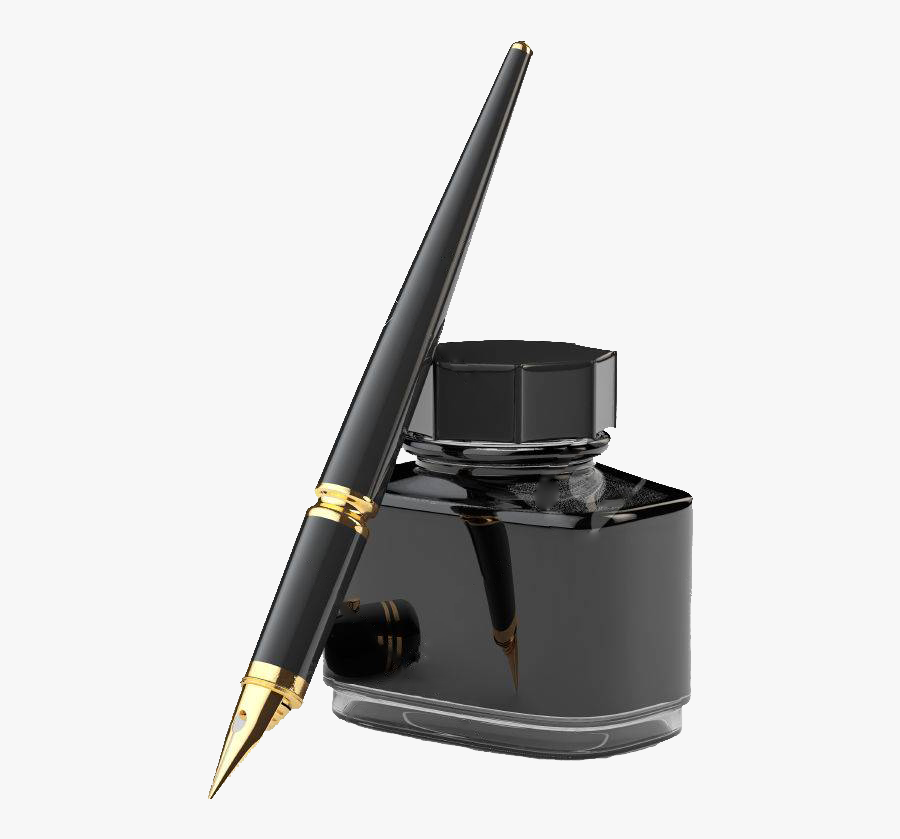 Transparent Ink Bottle Png - Pen And Ink Png , Free Transparent Clipart
