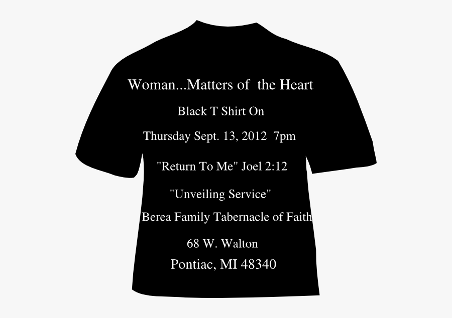 T Shirt Template, Transparent Clipart