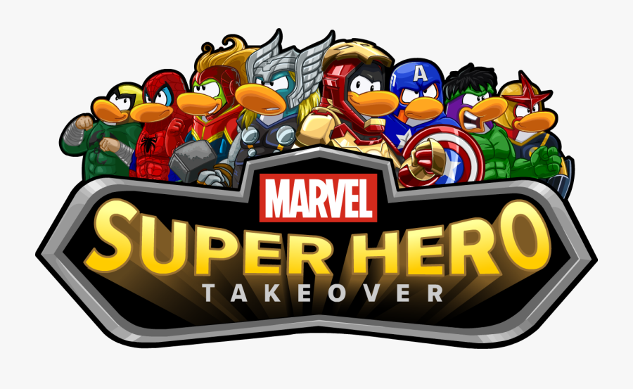 Transparent Marvel Superheroes Clipart - Club Penguin Marvel Takeover, Transparent Clipart