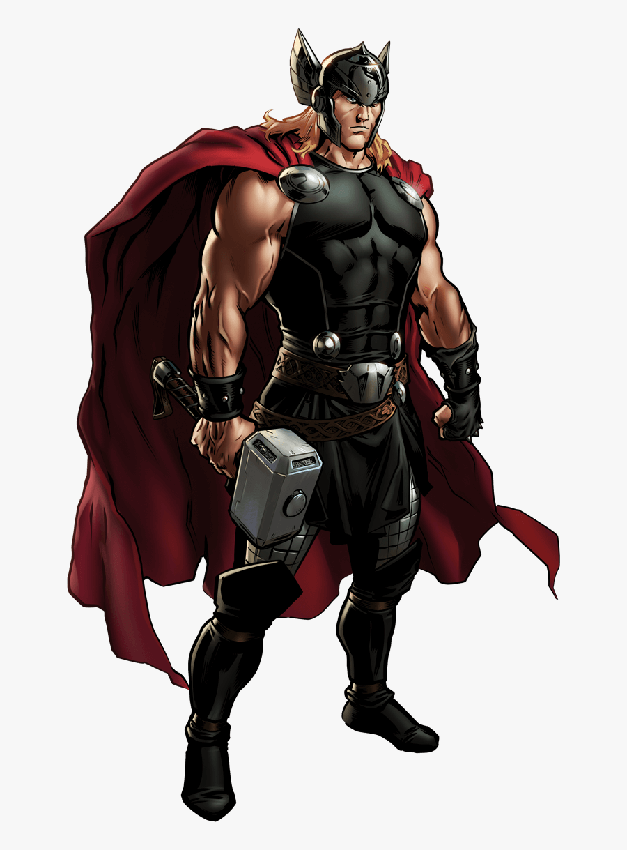 Foster America Comics Thor Alliance Marvel - Marvel Avengers Alliance 2 Thor, Transparent Clipart