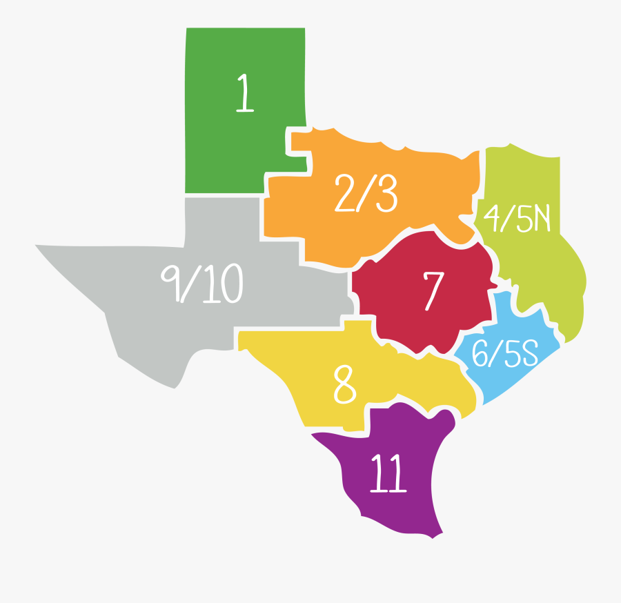 Clip Free Download Mission Clipart Healthy Living - Texas Public Health Regions, Transparent Clipart