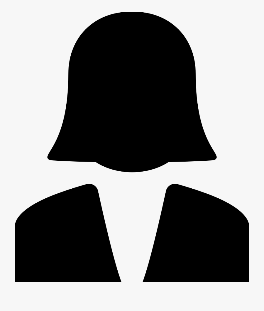 Woman With Straight Short Hair Comments - Woman People Icons Png, Transparent Clipart