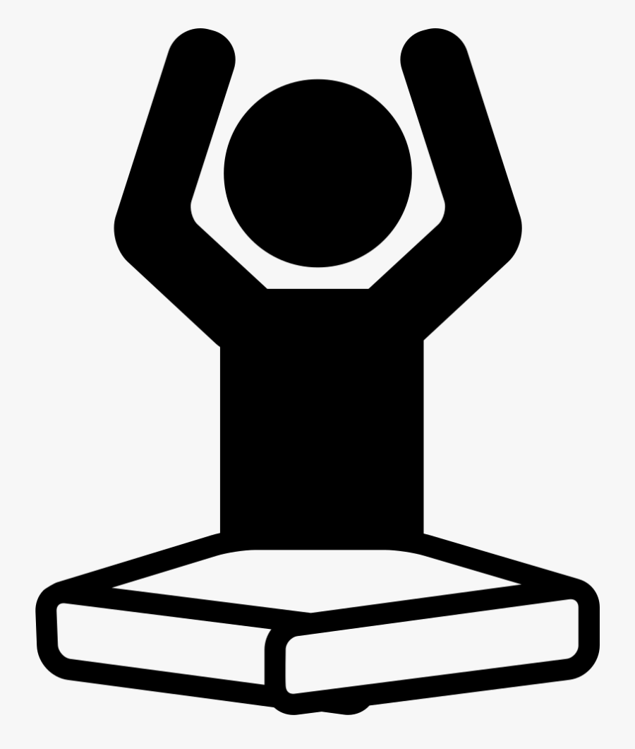 Boy On Lotus Position Flexing Arms Comments - Leg Stretch Png, Transparent Clipart