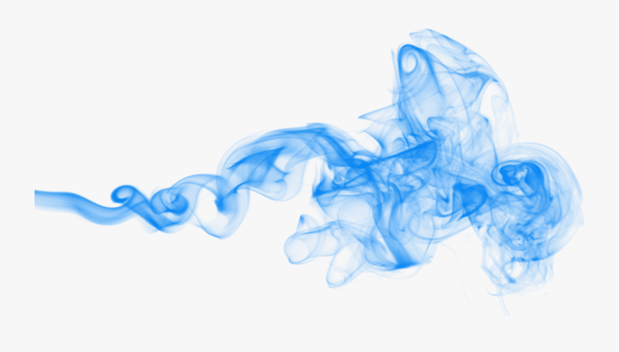 Clip Art Curl For Free - Blue Smoke Transparent Background, Transparent Clipart