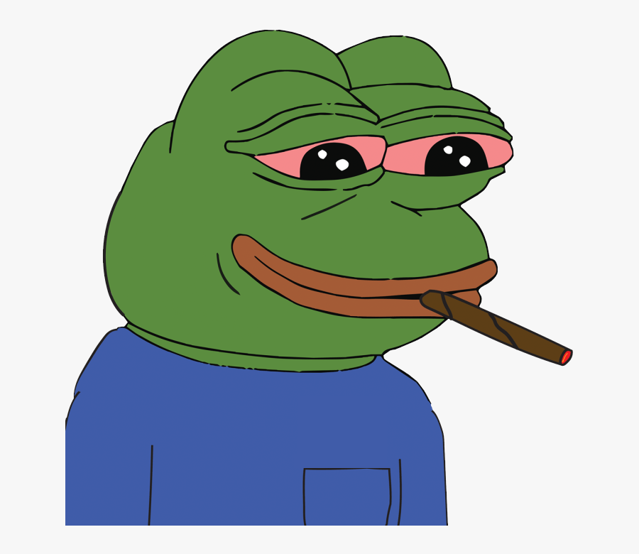 High Resolution Pepe Smoke Png Clipart - Stoned Pepe, Transparent Clipart