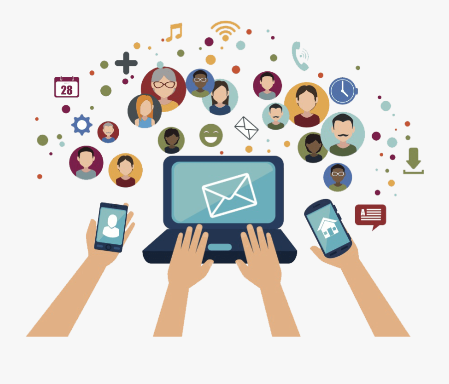 Advertising Png Transparent Images - Social Media Vector Png, Transparent Clipart