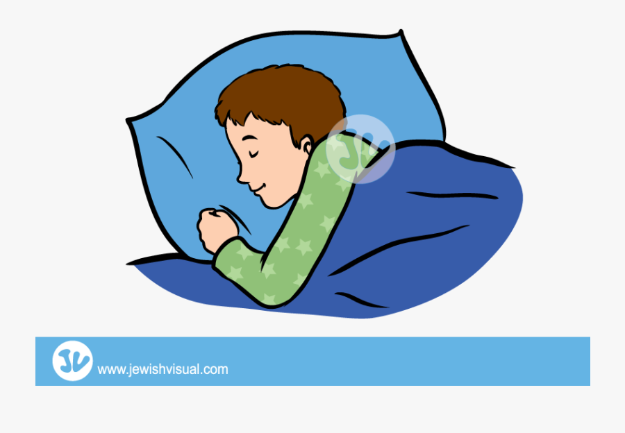 Boy Sleeping - ילד ישן ציור, Transparent Clipart