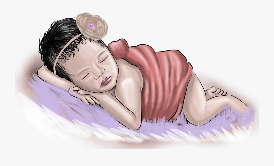 #cartoonized #baby #bebê #menina #sleeping #sleep #pregnant - Sleep, Transparent Clipart
