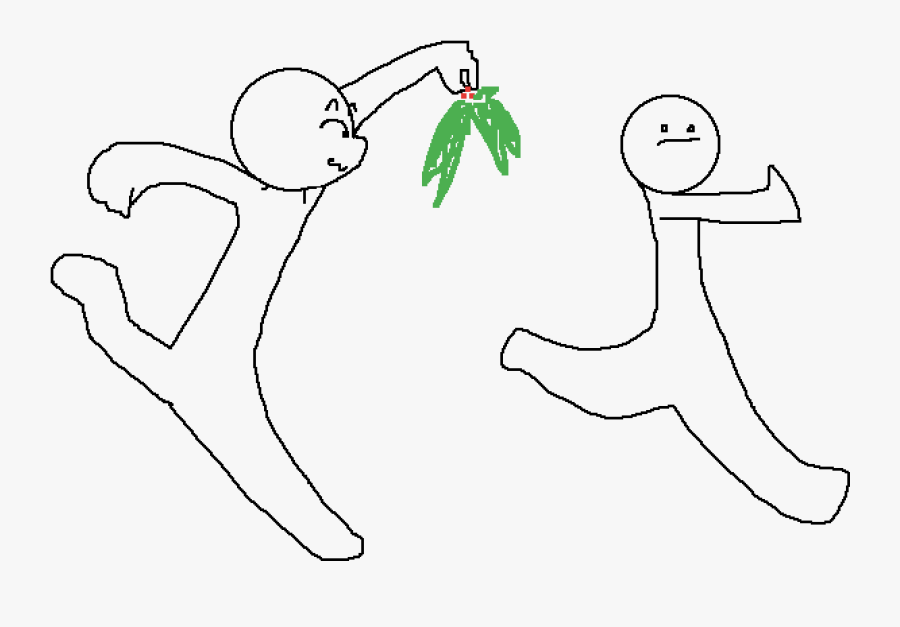 Transparent Mistletoe Png - Cartoon, Transparent Clipart