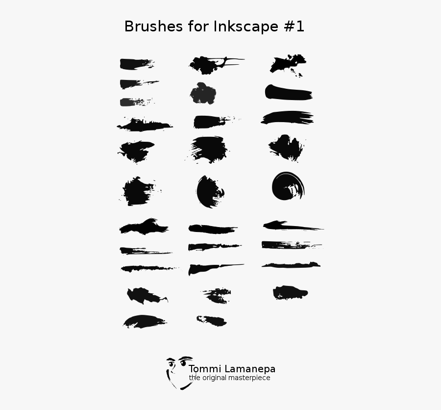 Brushes - Inkscape Brushes, Transparent Clipart