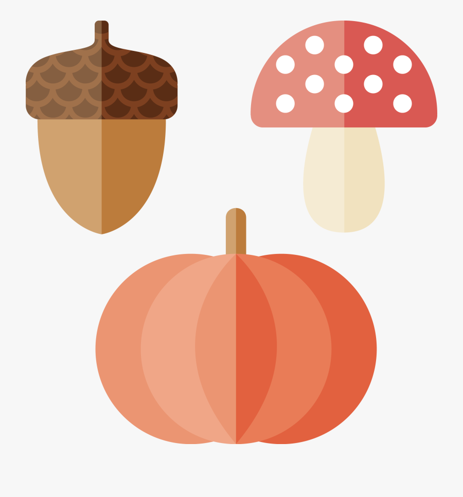 Nut Euclidean Vector - Mushroom, Transparent Clipart