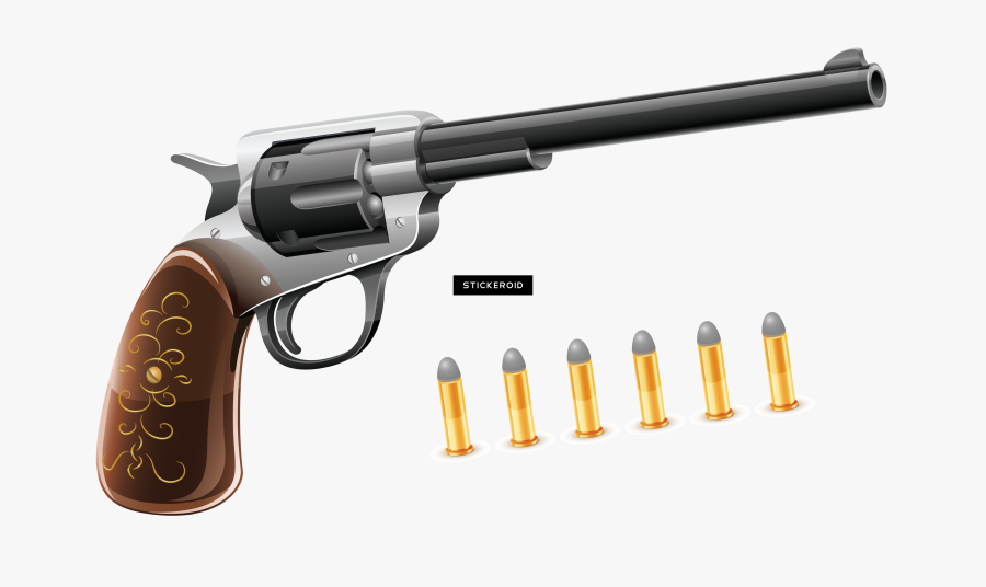 Weapon,gun Accessory,gun Barrel,air Gun,metal,starting - Revolver, Transparent Clipart