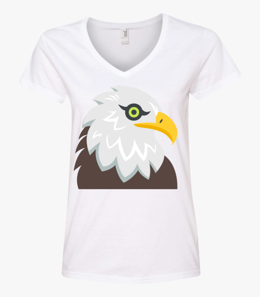 Eagle Eye Face Emoji Ladies - Bald Eagle, Transparent Clipart