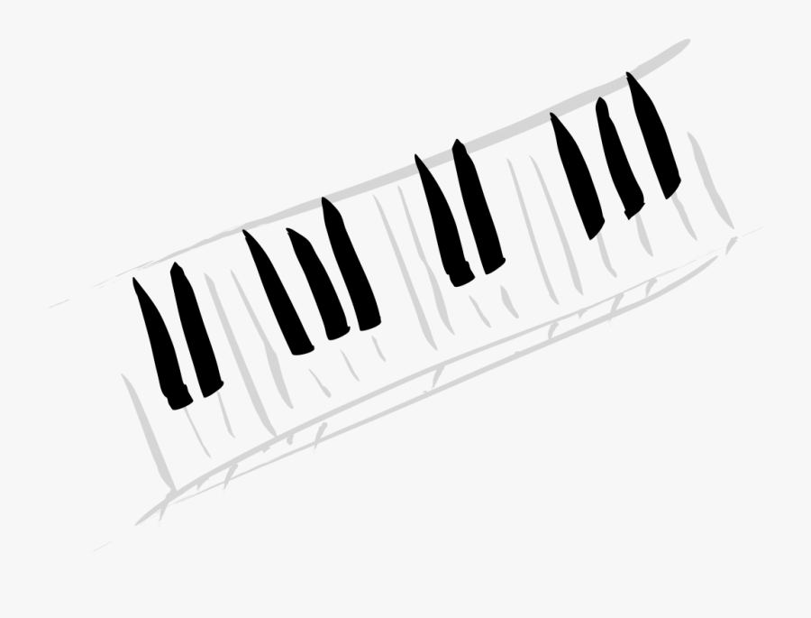 Piano Keyboard Png - Transparent Background Piano Keys Clipart Png, Transparent Clipart