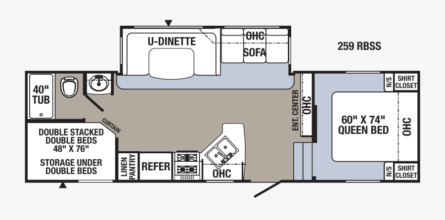2018 Palomino Puma 259rbss, Transparent Clipart