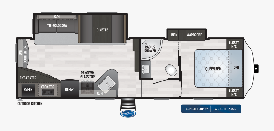 Springdale 272fwre Fifth Wheel, Transparent Clipart
