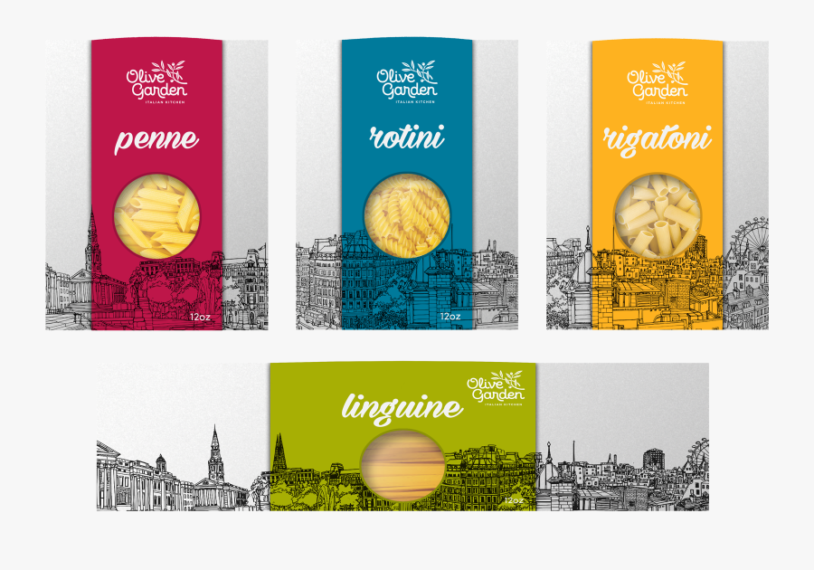 Olive Garden Packaging - Olive Garden Pasta Packaging, Transparent Clipart