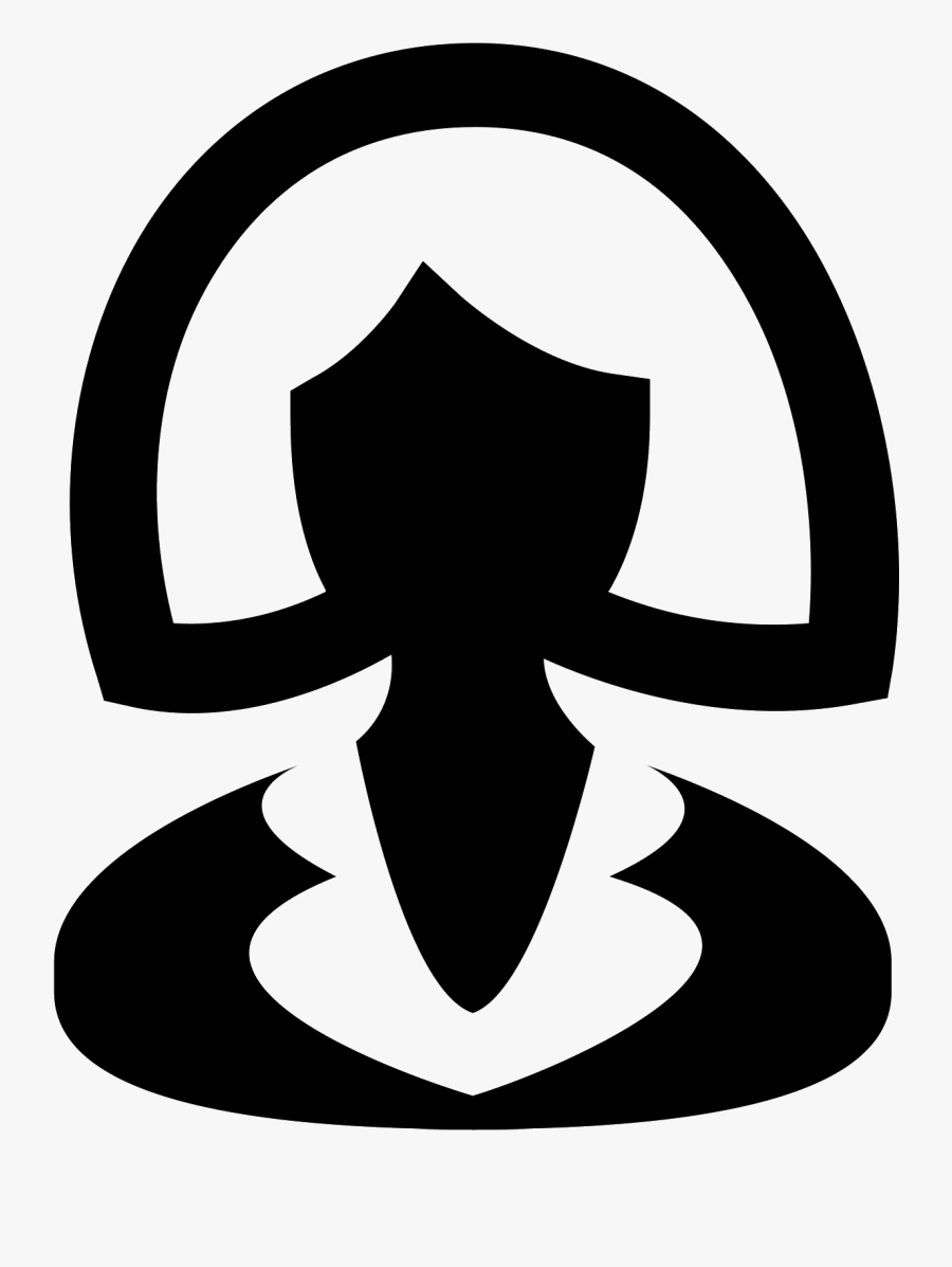 It"s A Simplified Portrait Of A Head Bearing A Female - Pink Business Woman Icon, Transparent Clipart