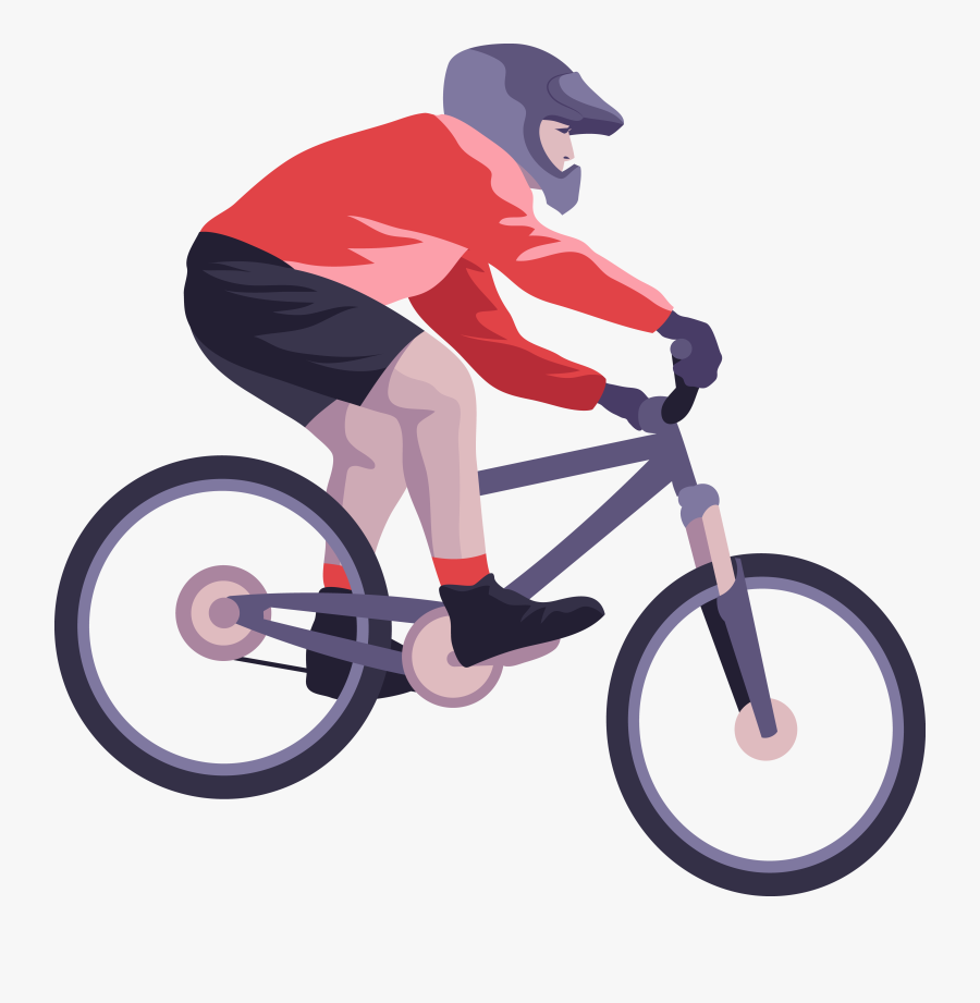 Banner Stock Pedal Wheel Cycling Hand - Pedal Bike Rider, Transparent Clipart
