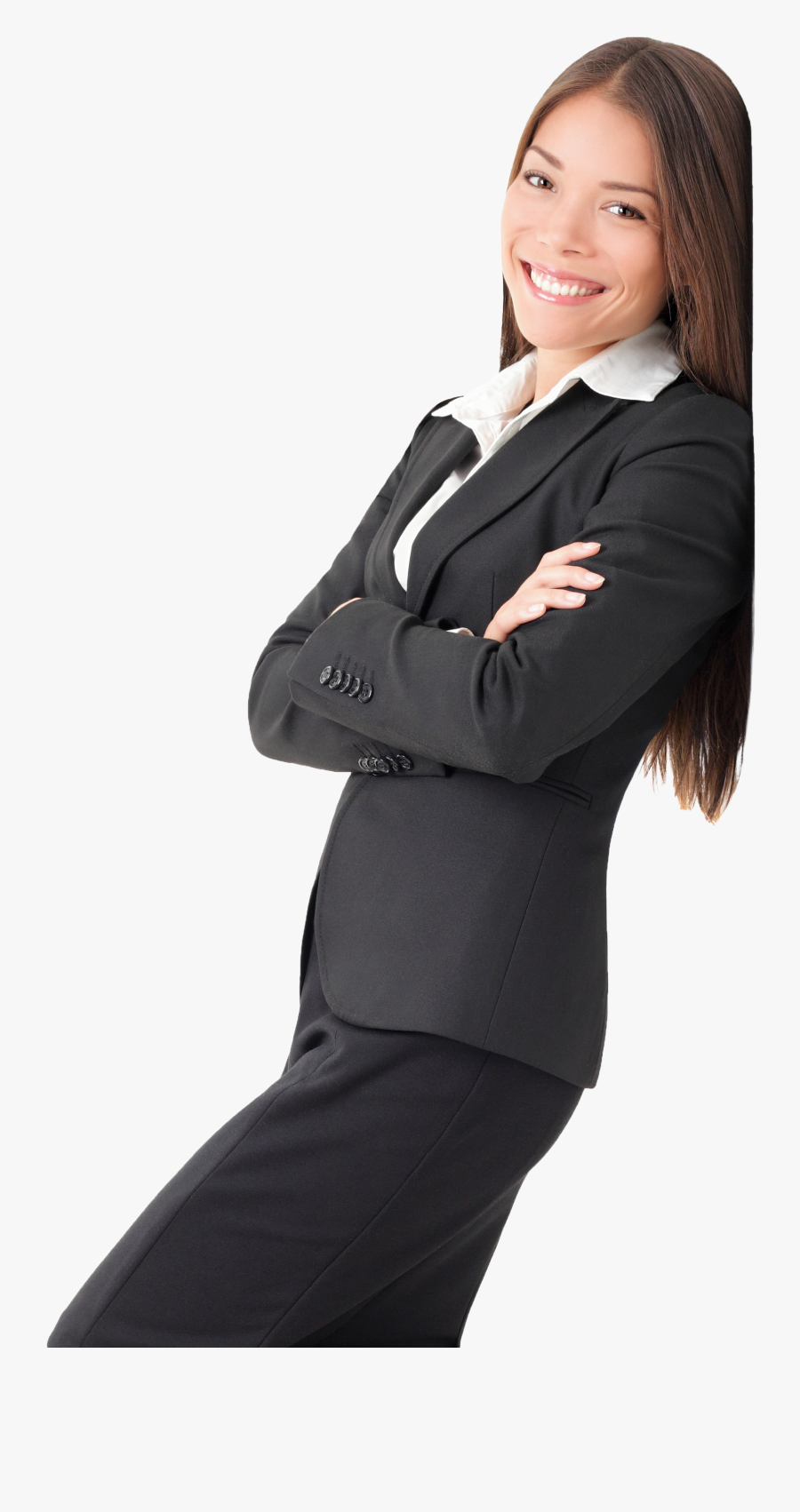 Woman In Suit Transparent, Transparent Clipart