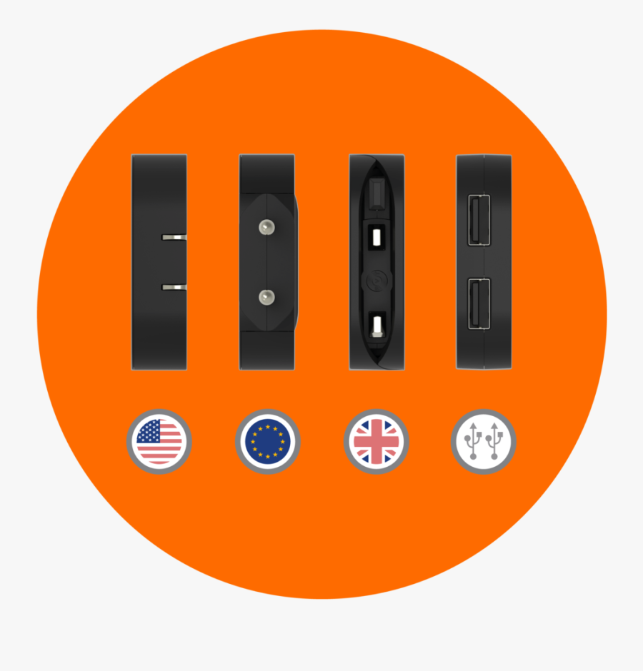 Vector Power Pin Plug - Parallel, Transparent Clipart