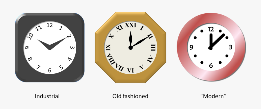 Var4 - Kinds Of Clock, Transparent Clipart