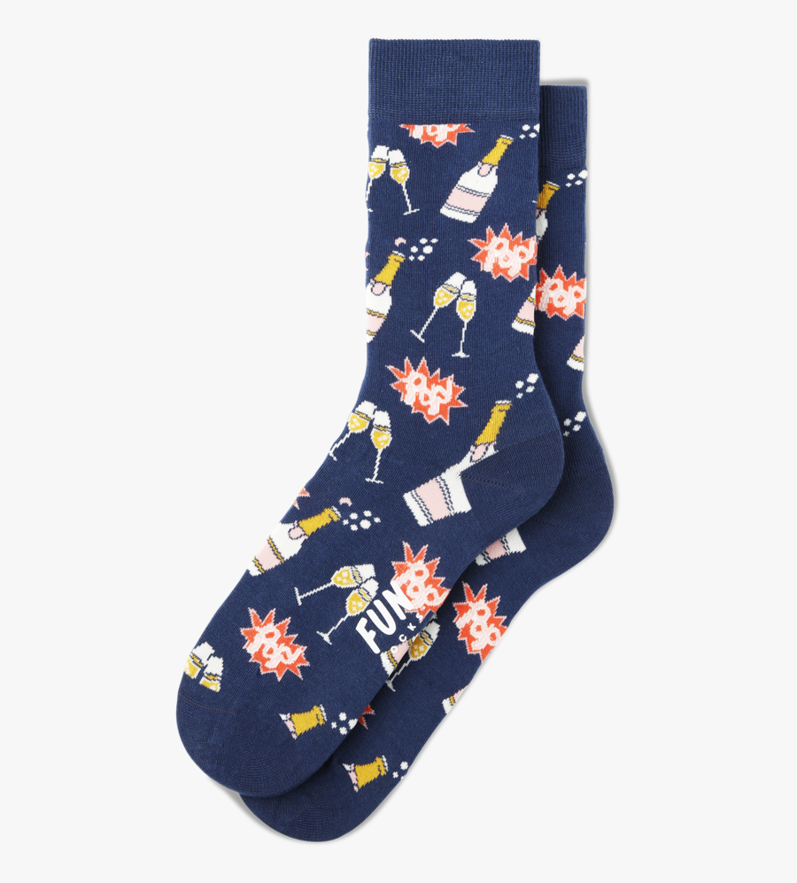 Women"s Champagne Toast Socks - Sock, Transparent Clipart