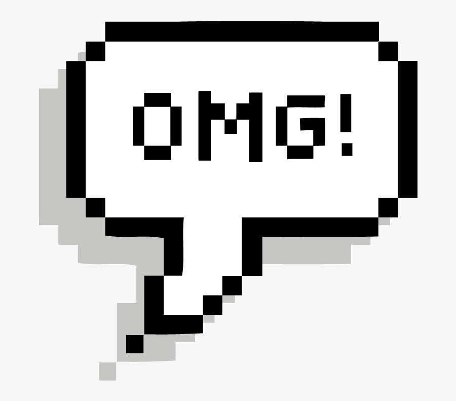 Найдено В @bazaart Still Working, Kawaii Stuff, My - Pixel Text Bubble Png, Transparent Clipart