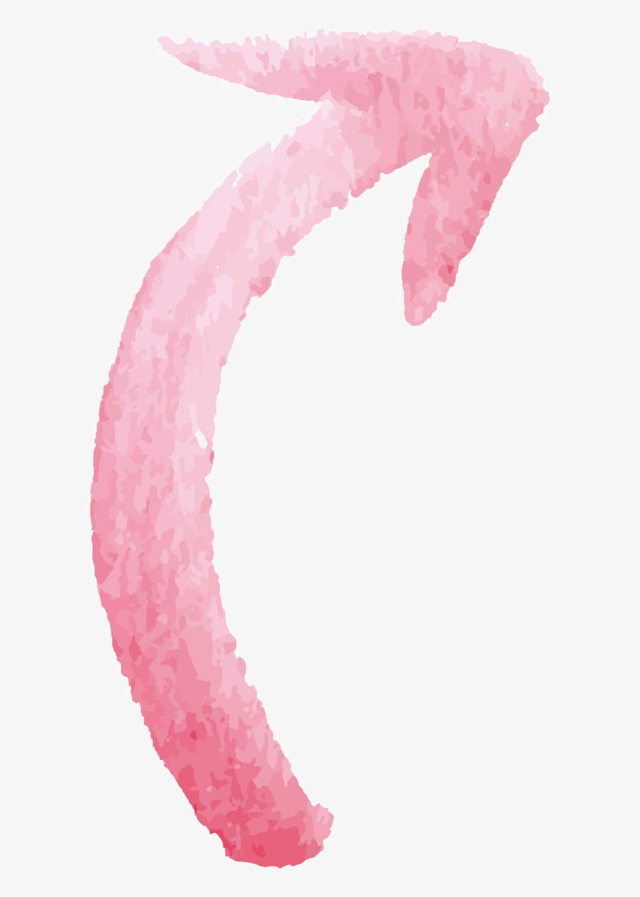 Arrows Clipart Pink - Pink Arrow No Background, Transparent Clipart