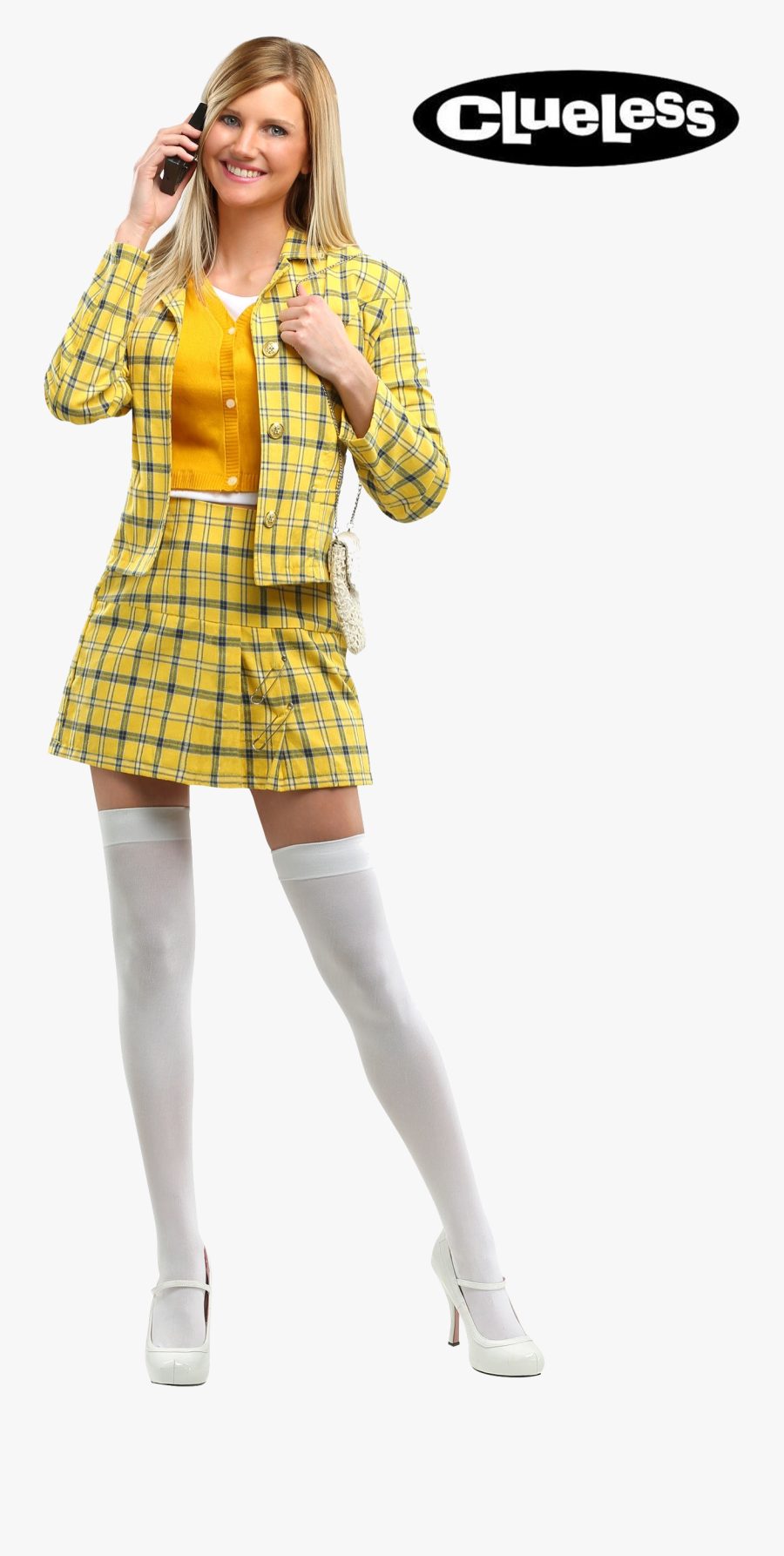 Clueless Cher Plus Size Womens Costume - Cher Clueless Costume, Transparent Clipart