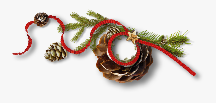 Noel Guirlande Boules Sapin, Transparent Clipart