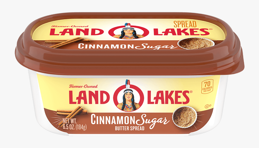Cinnamon Sugar Butter Spread - Land O'lakes, Transparent Clipart