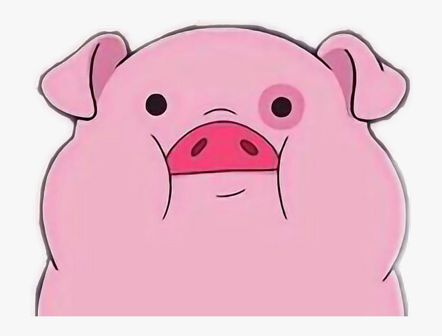 Baby Pig Cute Sticker - Cerdito De Gravity Falls, Transparent Clipart