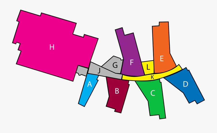 Walbottle Campus Main Building Map - Walbottle Campus Map, Transparent Clipart