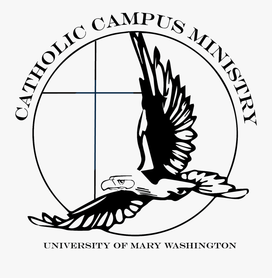 Catholic Campus Ministry - Fliegender Adler Silhouette Clipart, Transparent Clipart