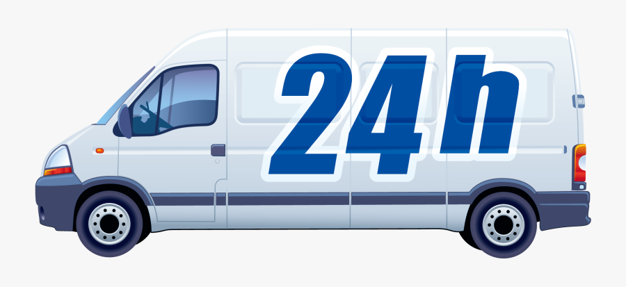 Minivan Vector - Delivery, Transparent Clipart