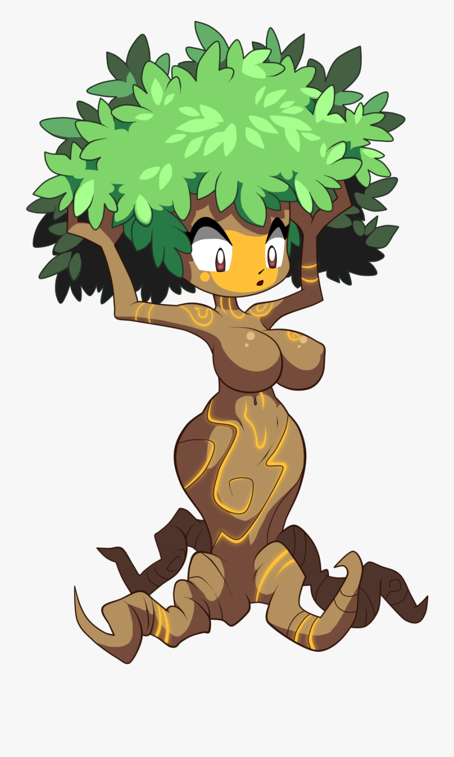 Blackmage20 39 2 Dryad Form Shantae By Thegeckoninja - Rottytops Half Genie Hero, Transparent Clipart